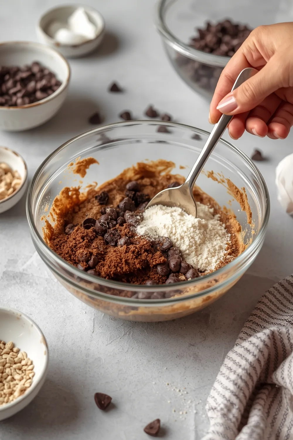 Easy One Bowl Chocolate Chip Cookie Bars with Minimal Cleanup
