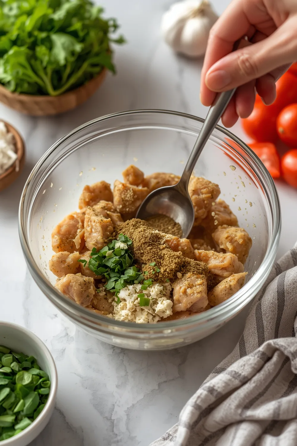 Easy One Pan Garlic Herb Chicken and Veggie Dinner