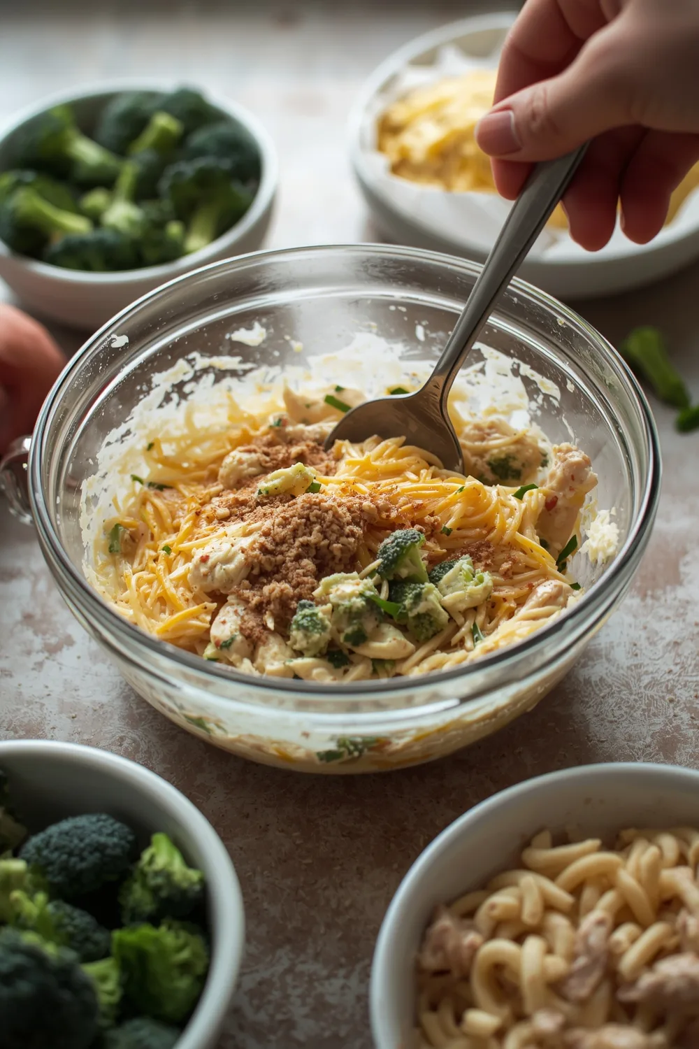 Comforting Easy Cheesy Chicken and Broccoli Casserole (6-8 Servings) 2 Easy Cheesy Chicken and Broccoli Casserole Family Favorite
