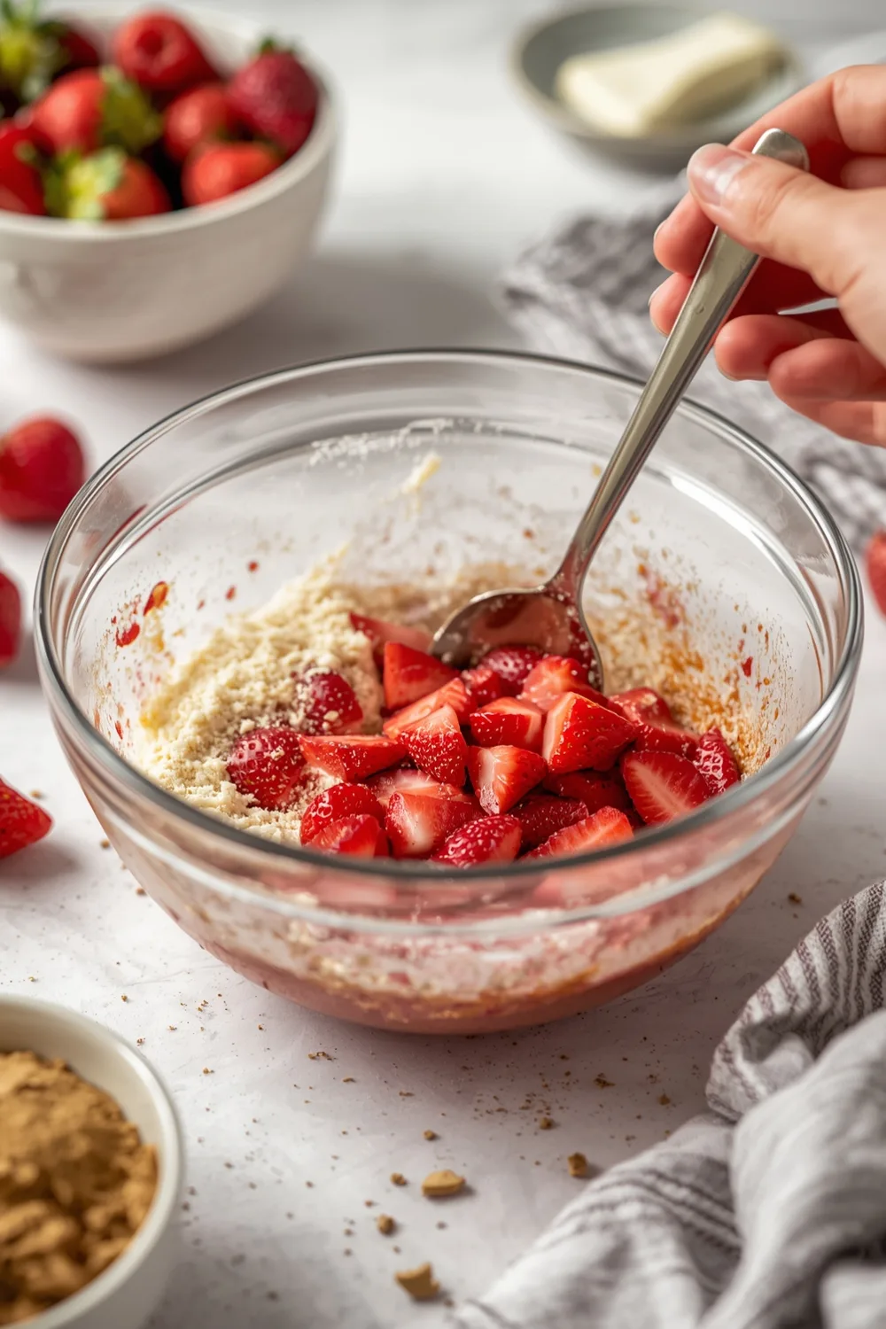Easy Strawberry Muffins Bursting with Fresh Flavor