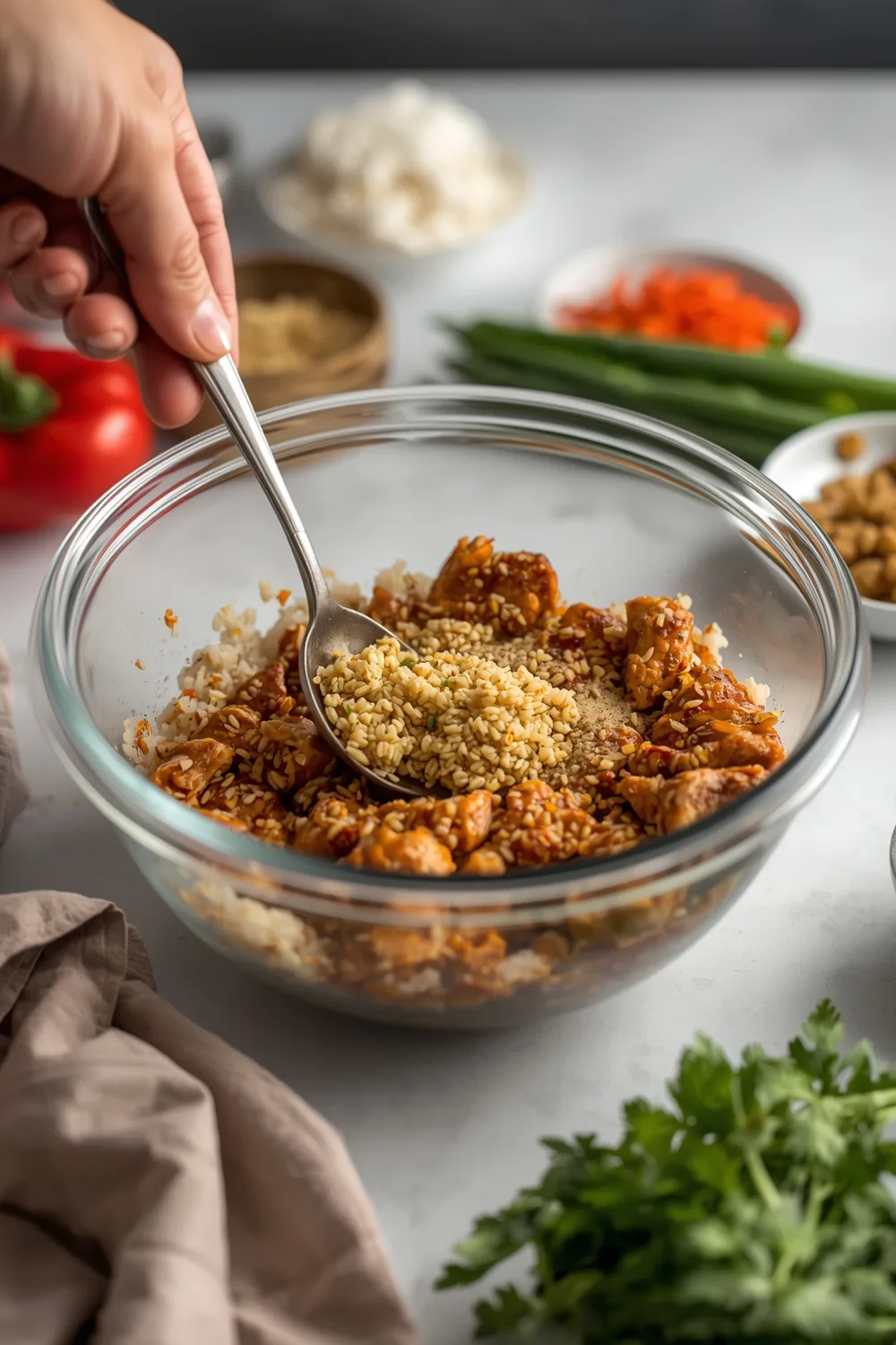 Easy One Pan Teriyaki Chicken Fried Rice Dinner Recipe
