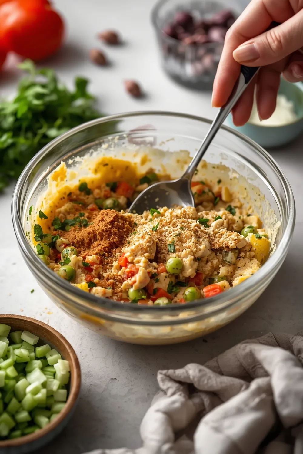 Easy Creamy Dijon Chicken Bake with Rice and Veggies