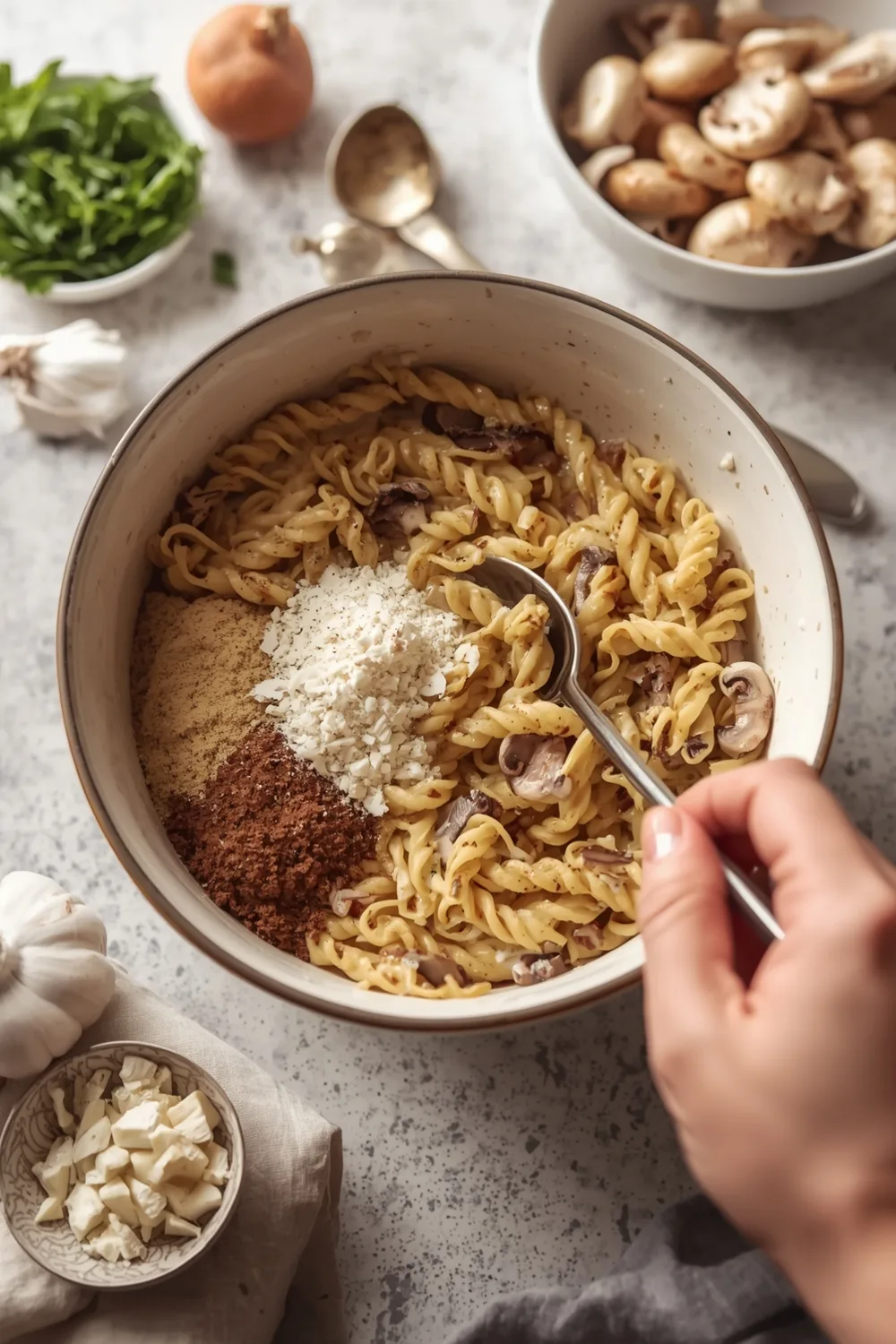 Comforting Easy Creamy Garlic Mushroom Pasta in 25 Minutes 2 Easy Creamy Garlic Mushroom Pasta Perfect for Dinner