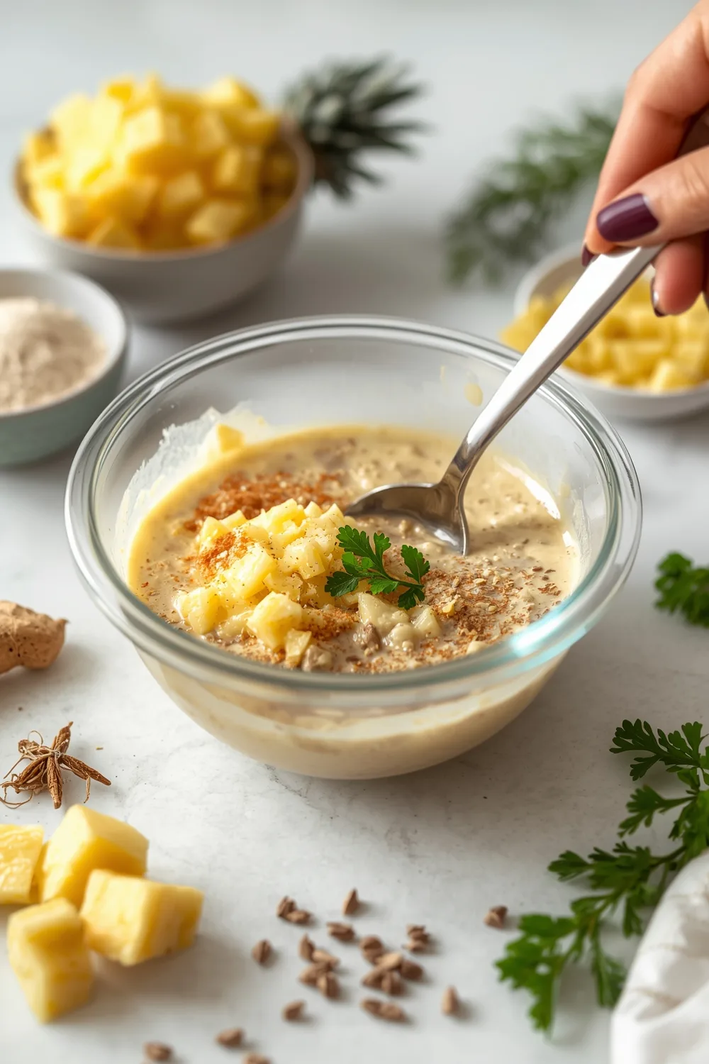 Easy Pineapple Ginger Detox Smoothie for Refreshing Wellness