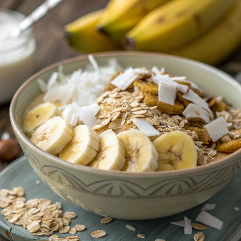 3-Ingredient Banana Oat Coconut Cookies