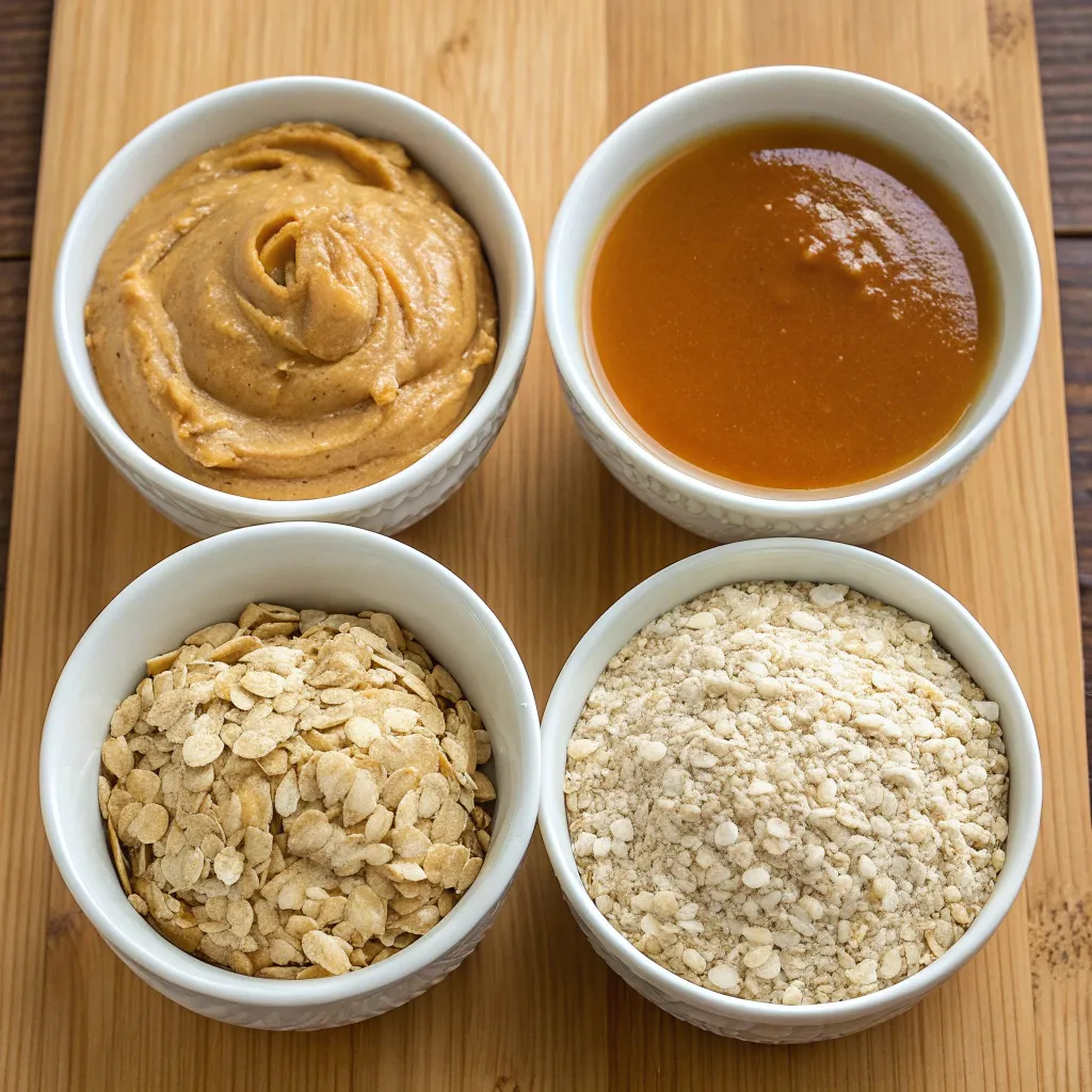 3-Ingredient Healthy Peanut Butter Oatmeal Cookies