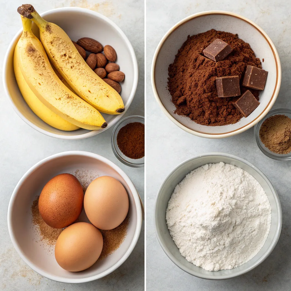 4-Ingredient Chocolate Banana Blender Cake