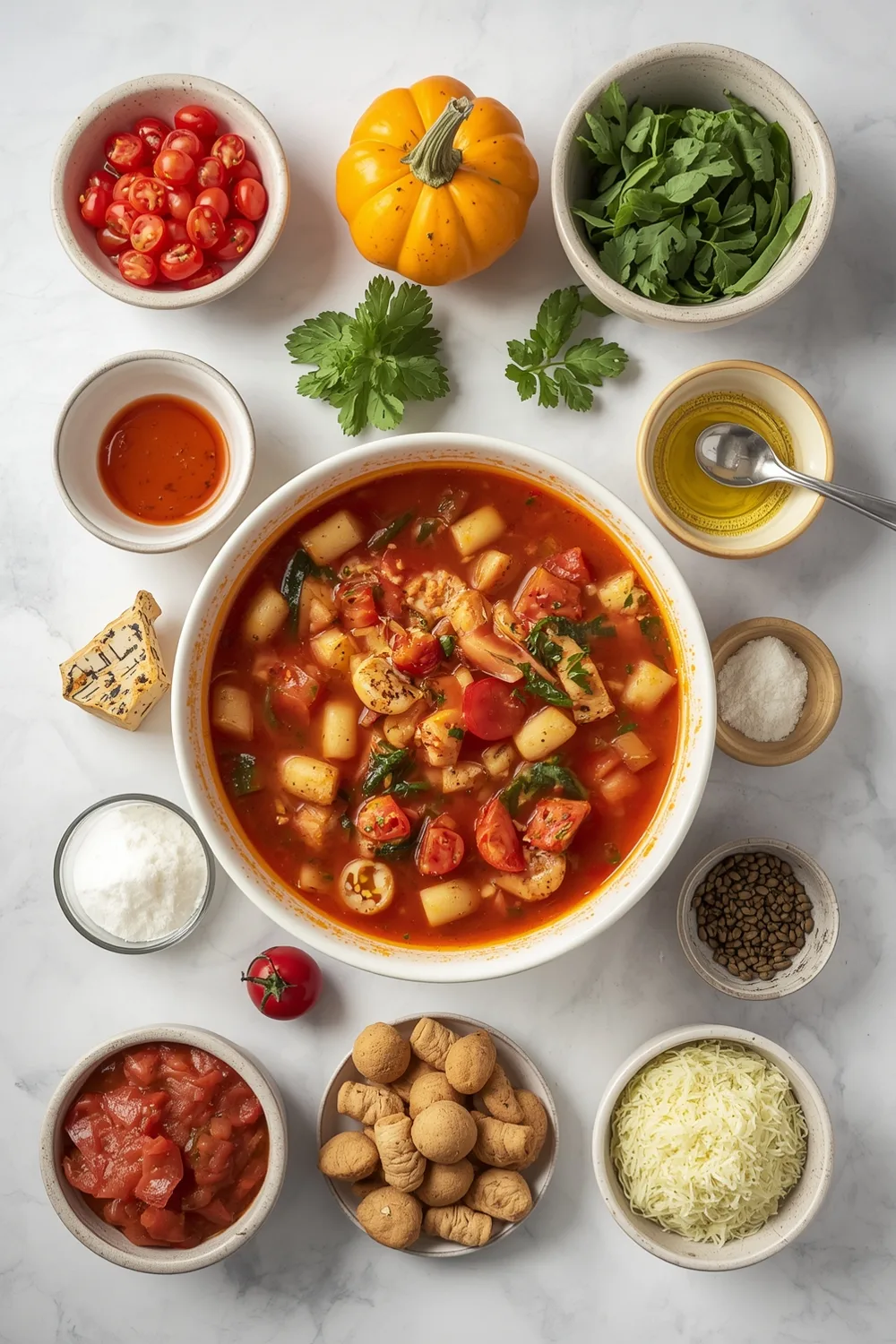 Hearty Italian Minestrone Soup - A Comforting Recipe for 6 1 Hearty Italian Minestrone Soup with Seasonal Vegetables