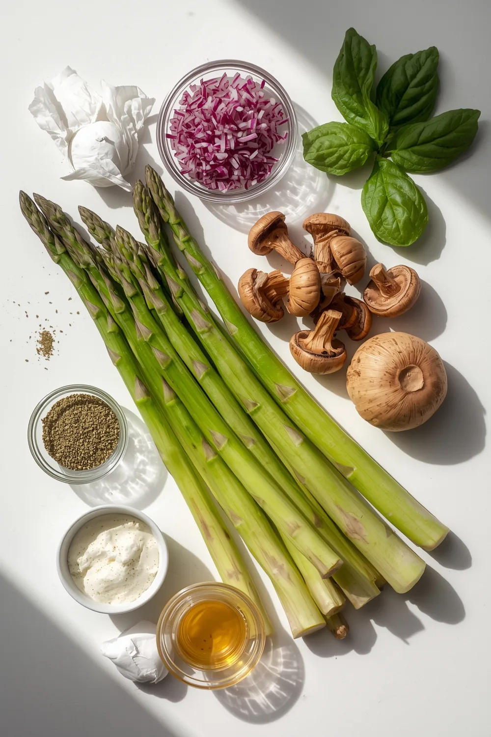 Healthy Asparagus and Mushroom Frittata for Brunch