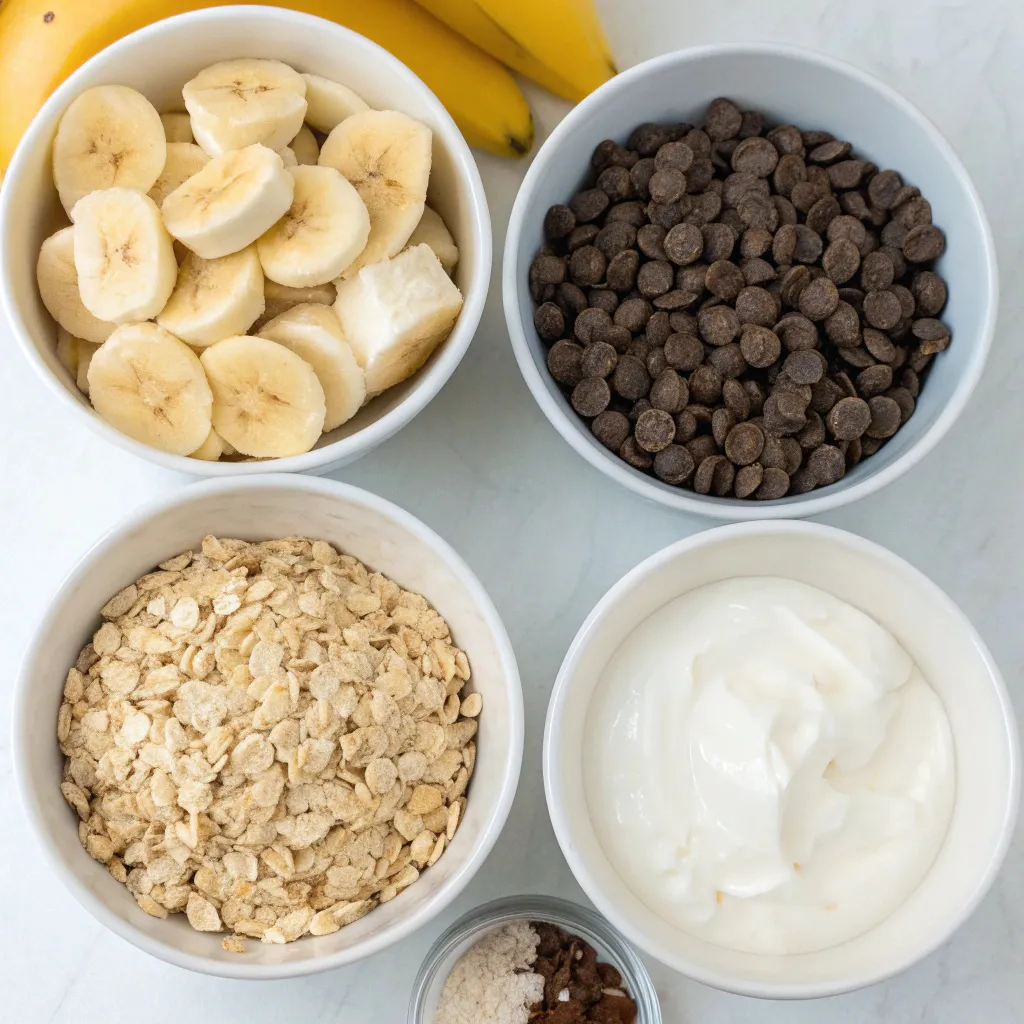 Banana Chocolate Chip Greek Yogurt Baked Oat Cups