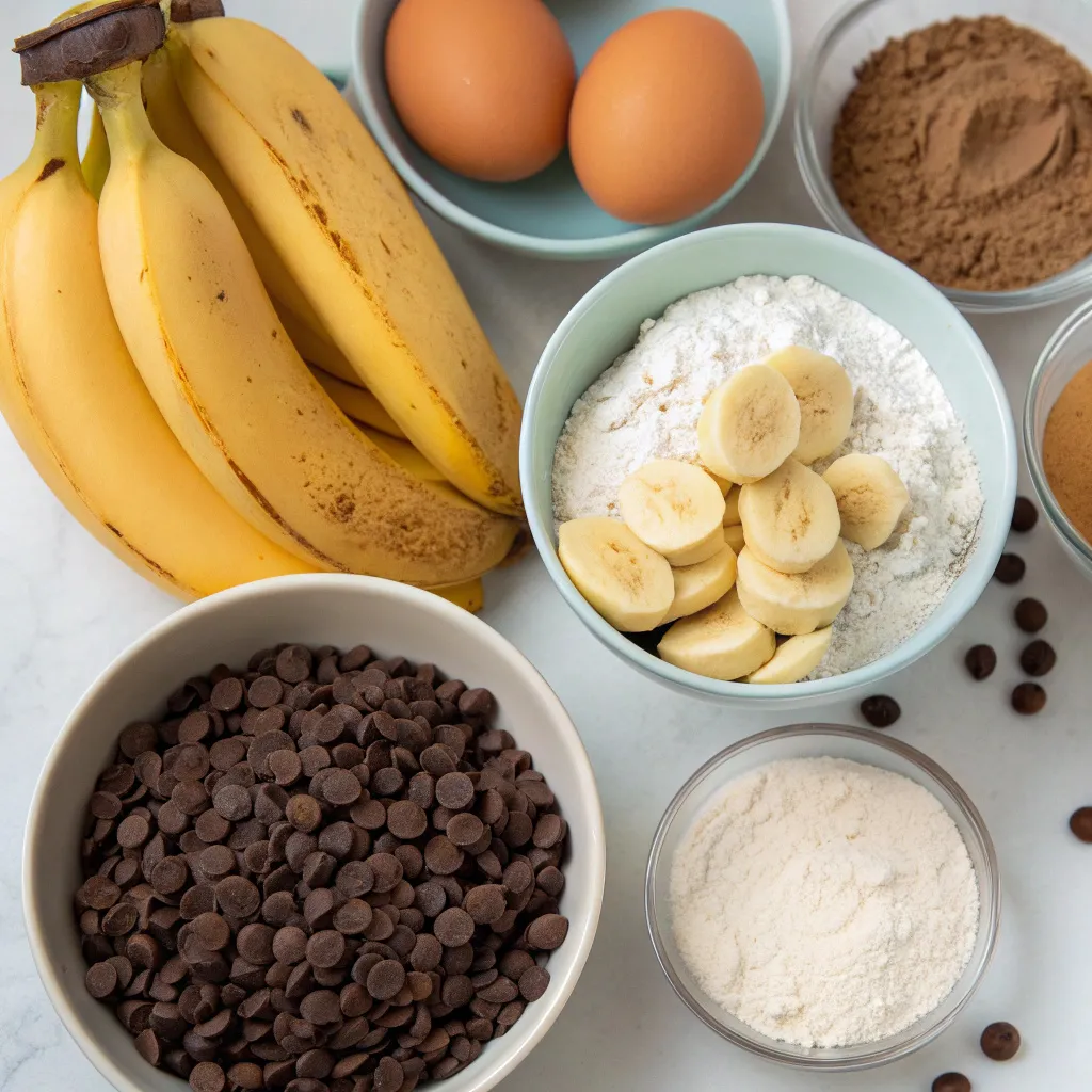 Healthy Banana Chocolate “Protein Swirl” Bread with Peanut Butter Ribbons