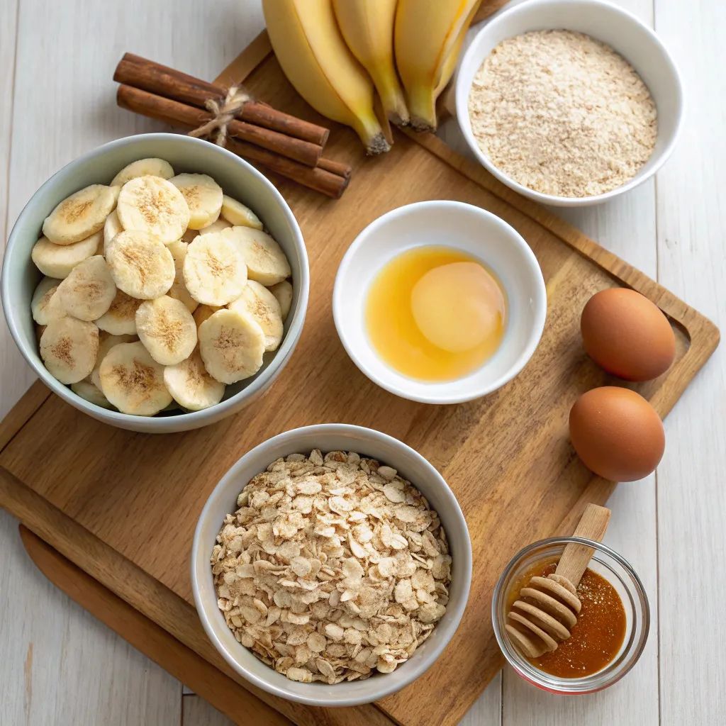 Banana Cinnamon Breakfast Oat Squares