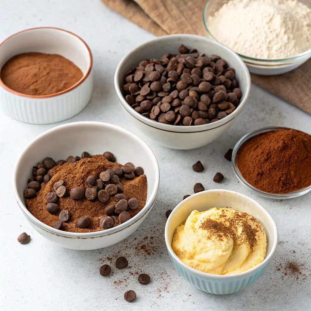 Banana Cinnamon Brownie with Chocolate Chips