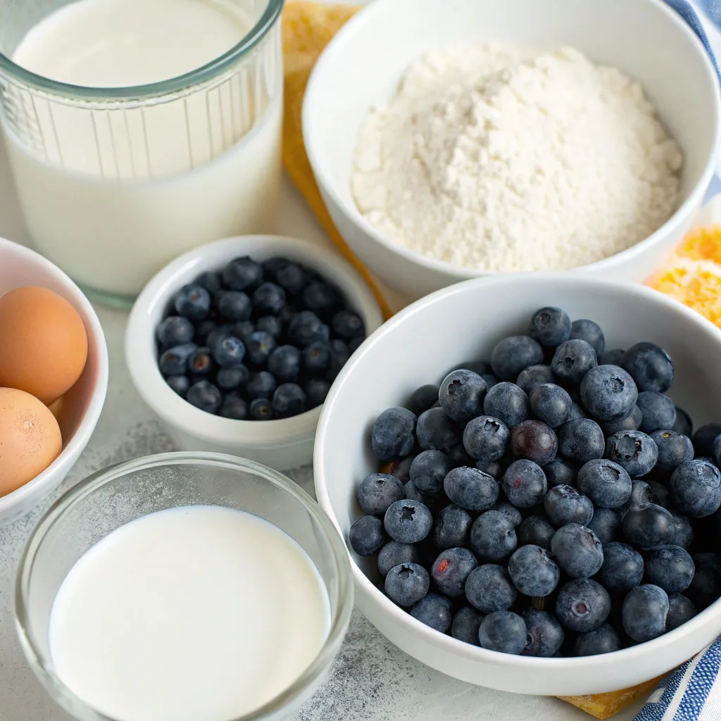 Blueberry Milk Afternoon Cake