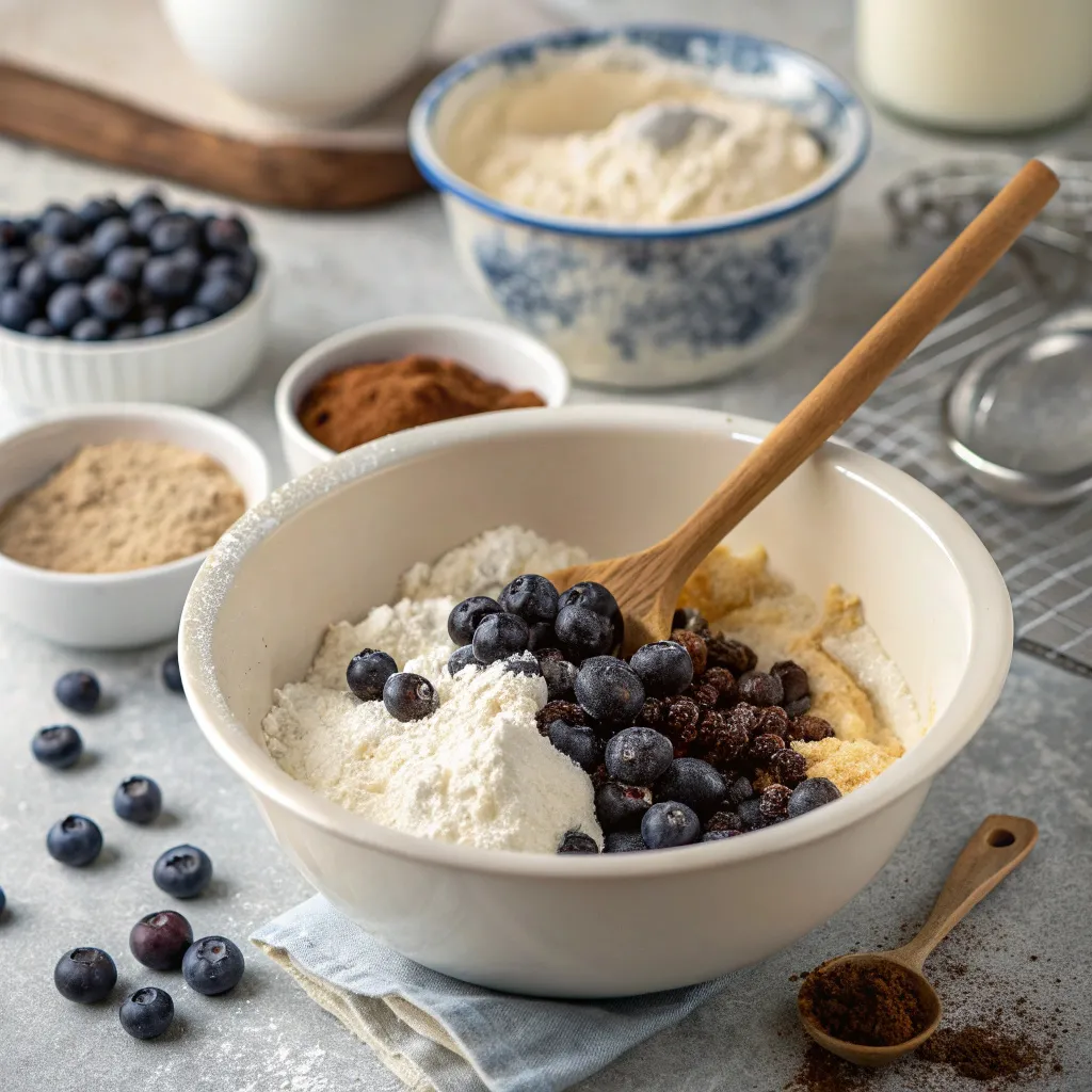 Blueberry Sour Cream Coffee Cake