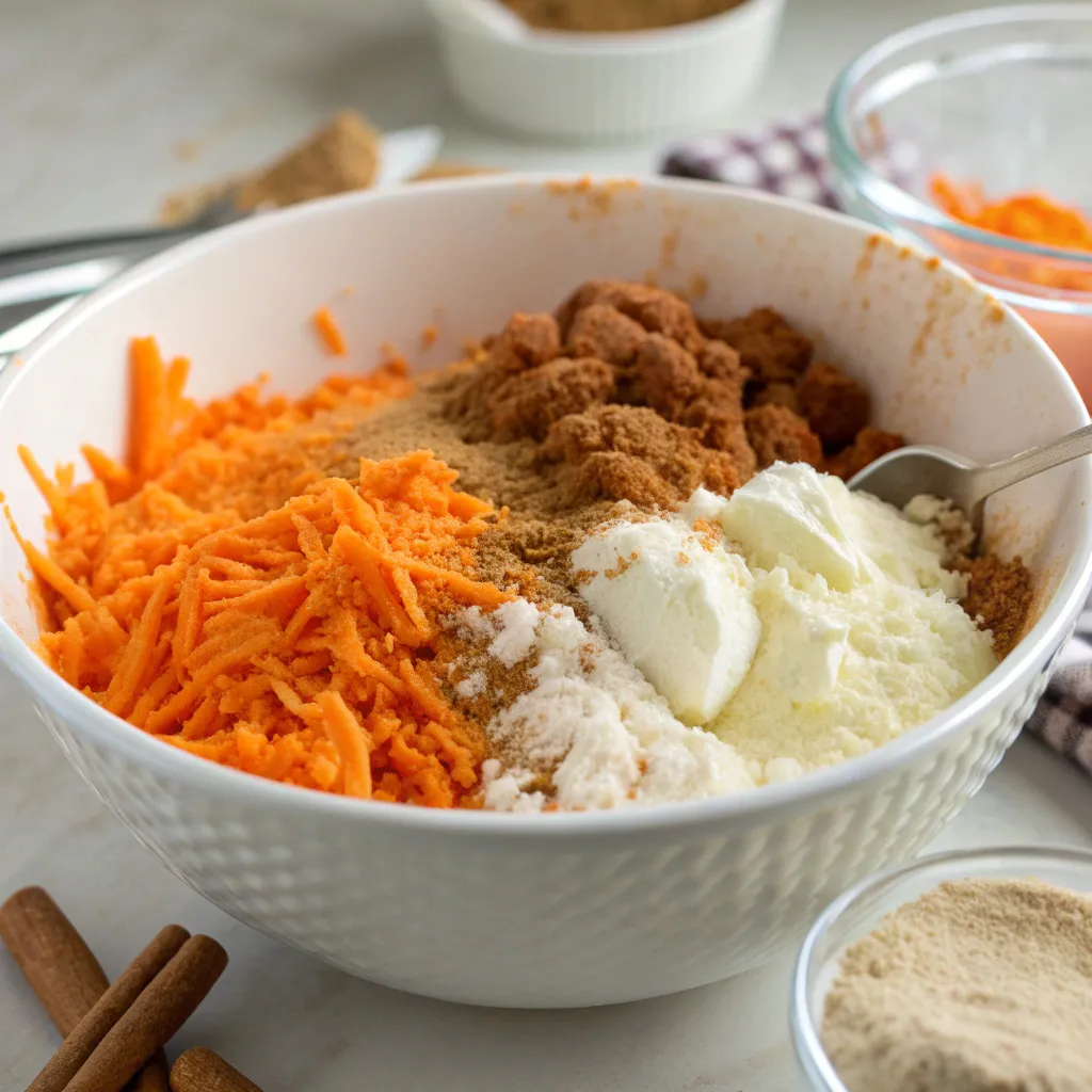 Carrot Cake Cottage Cheese Bake (High-Protein & Perfect for Breakfast or Dessert) 8 Carrot Cake Cottage Cheese Bake