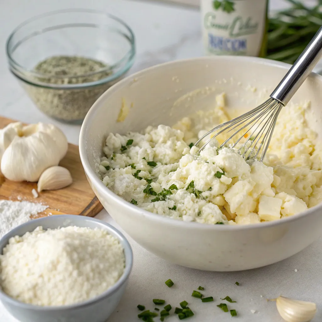Cheesy Cottage Cheese Garlic Knots