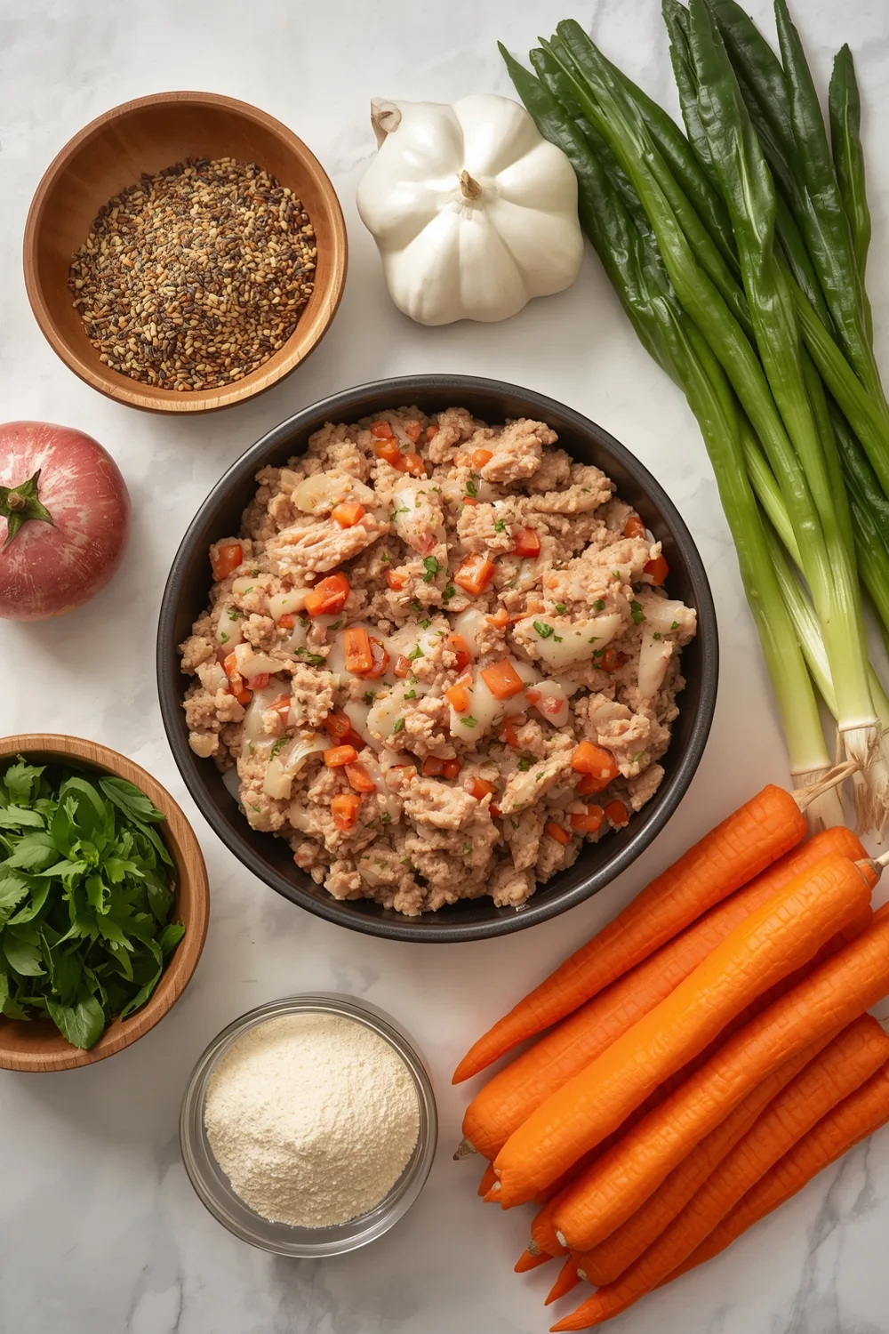 Healthy Ground Chicken Skillet with Veggies