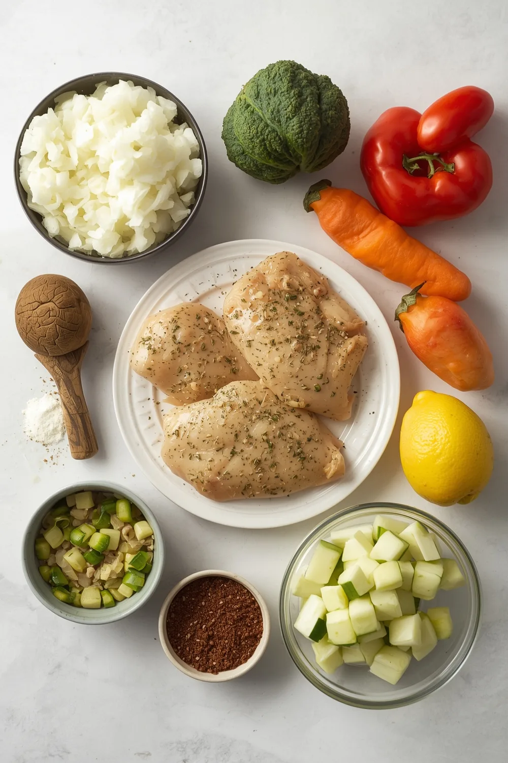 Easy Sheet Pan Lemon Herb Chicken and Veggies