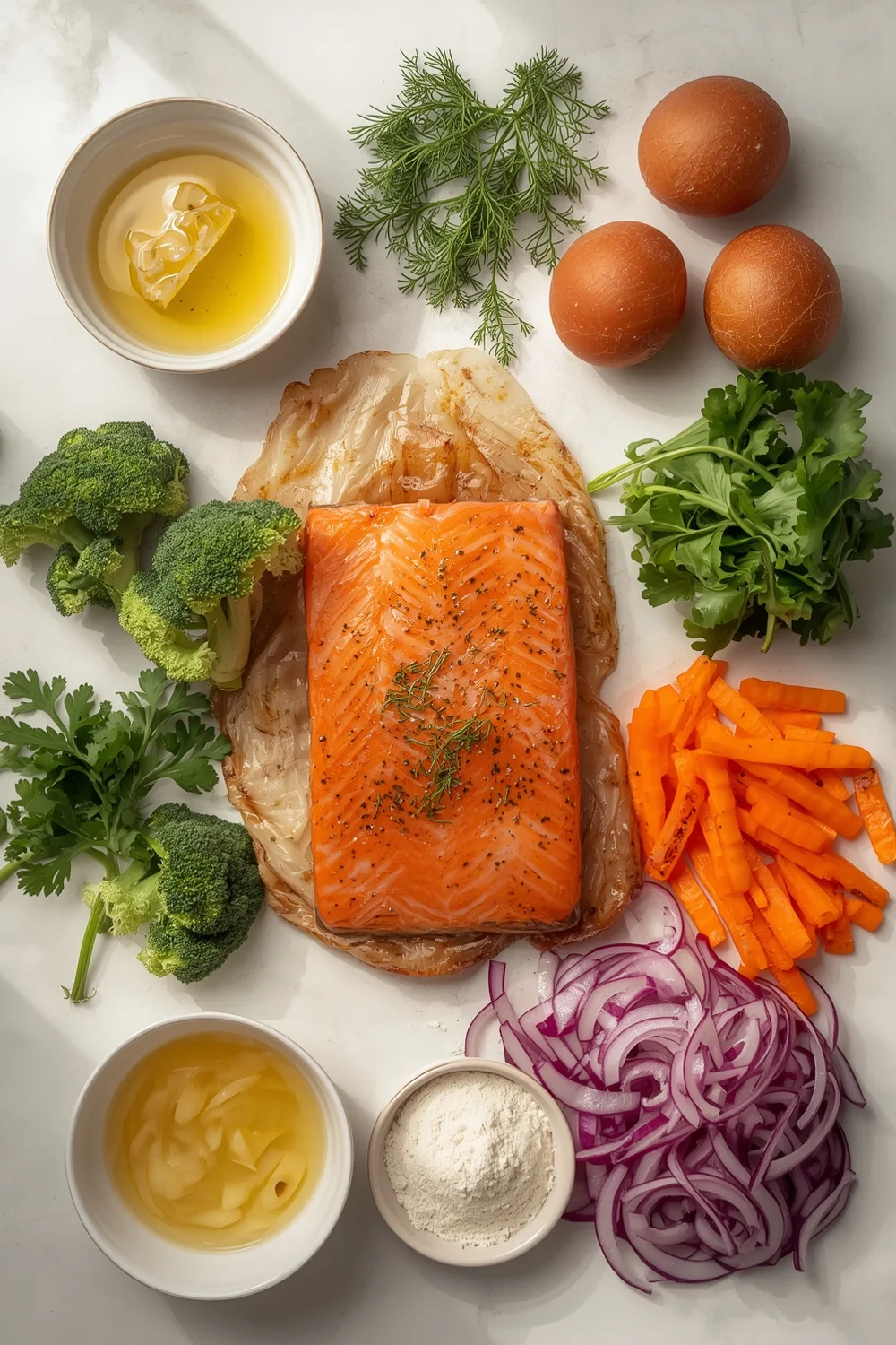 Easy Healthy Sheet Pan Salmon with Veggies