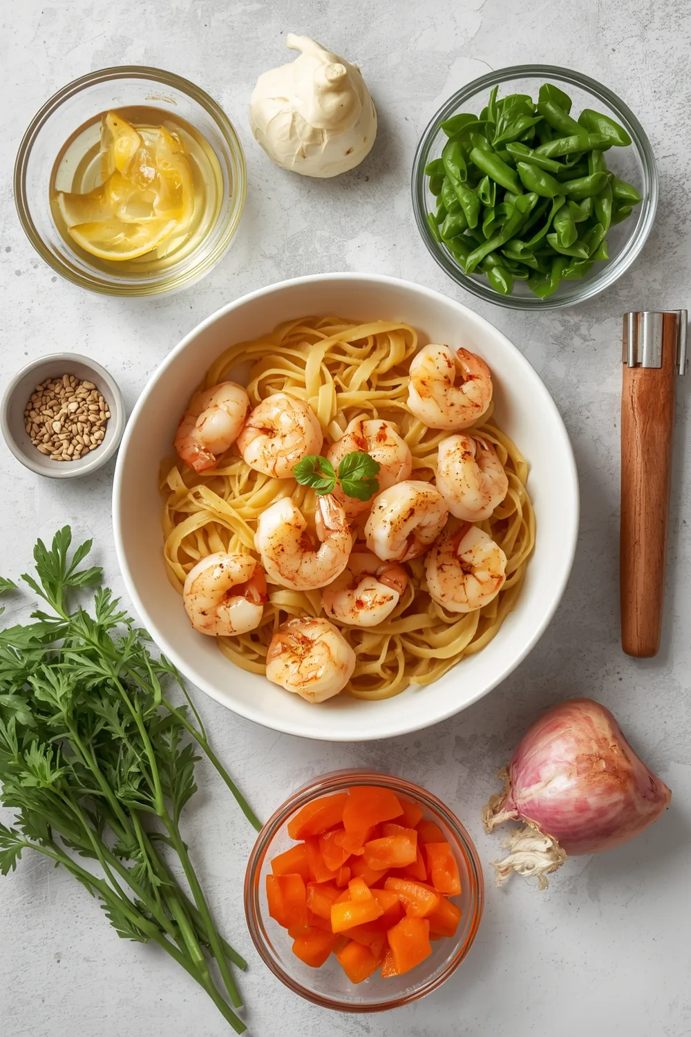 Quick 30 Minute Garlic Butter Shrimp Pasta