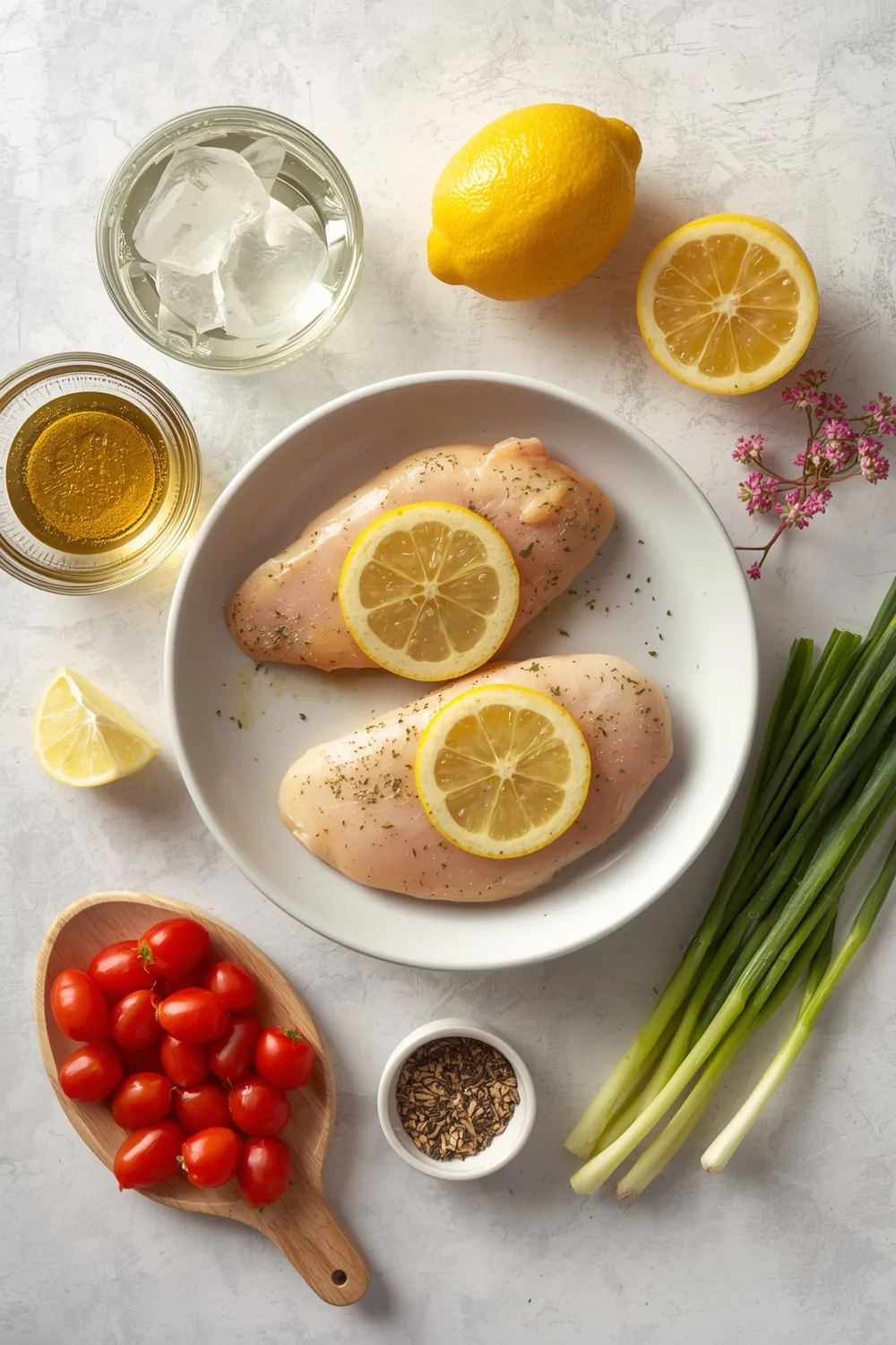 Quick One Pan Lemon Garlic Chicken Breast