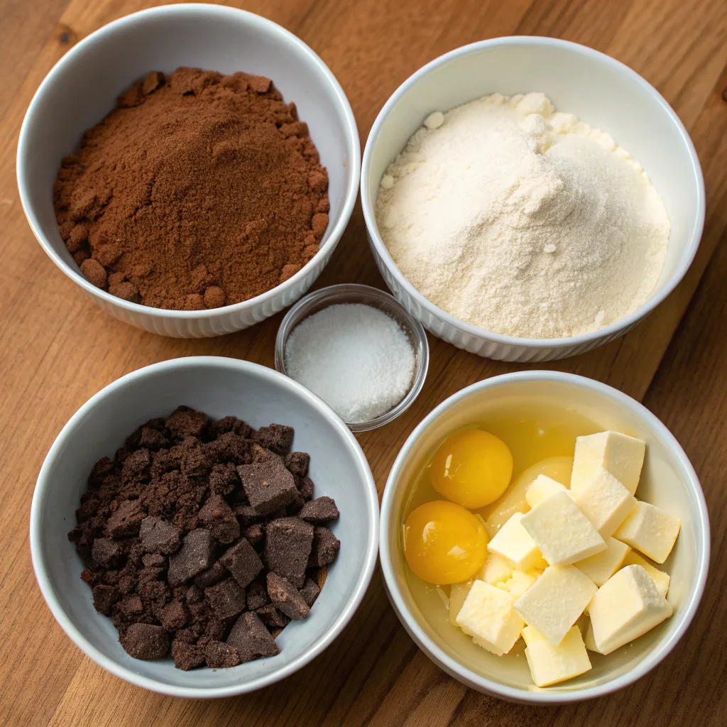 Chocolate Brownie Loaves with White Chocolate Chips