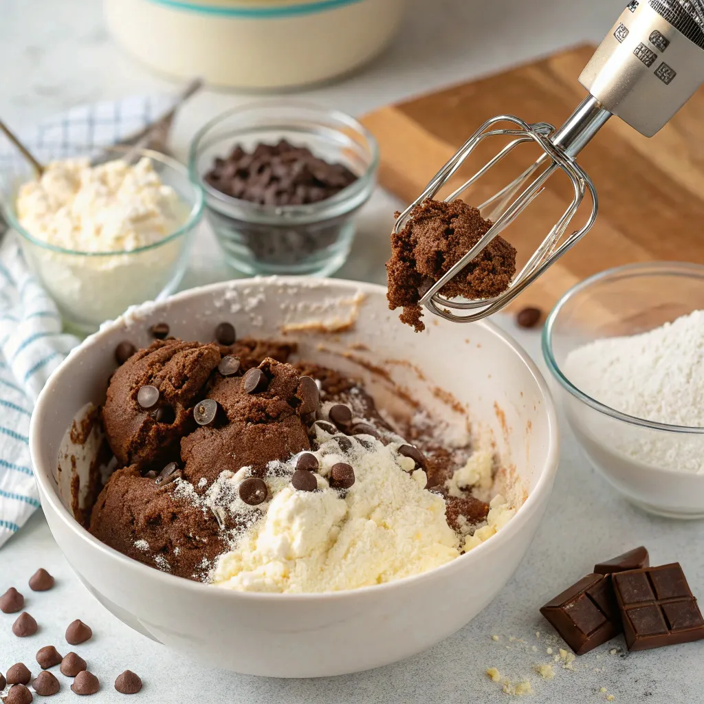Chocolate Cottage Cheese Cookies