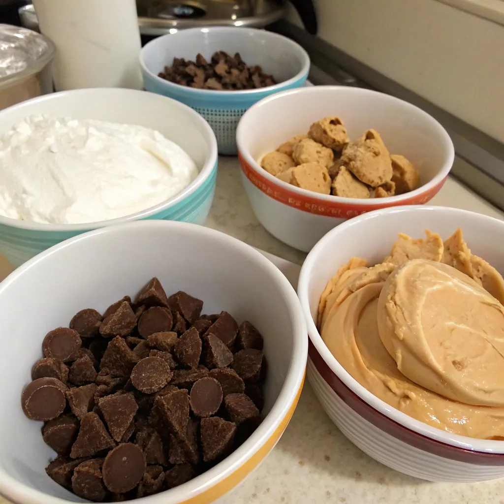 Chocolate Peanut Butter Frozen Yogurt Sandwich Cookies