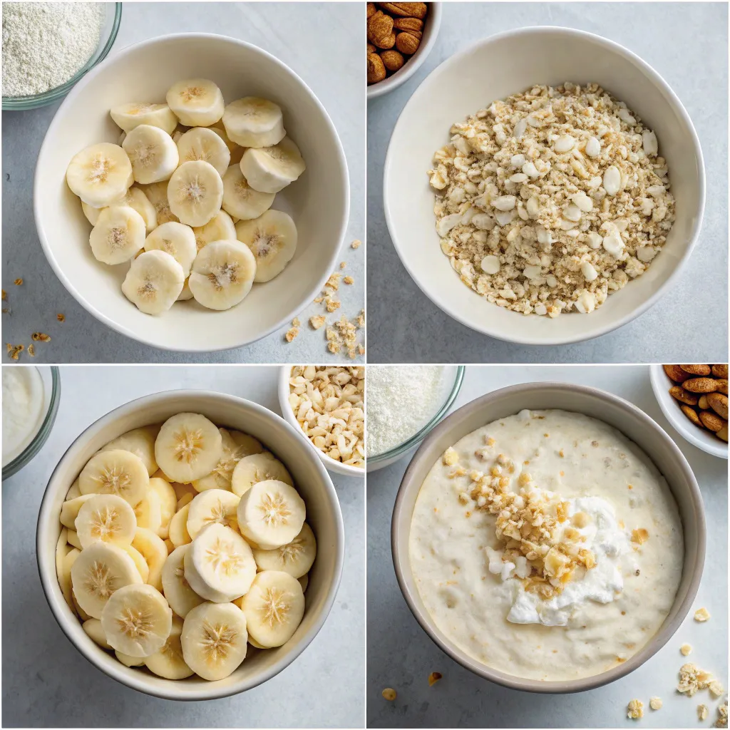 Cottage Cheese Banana Oatmeal Breakfast Bake