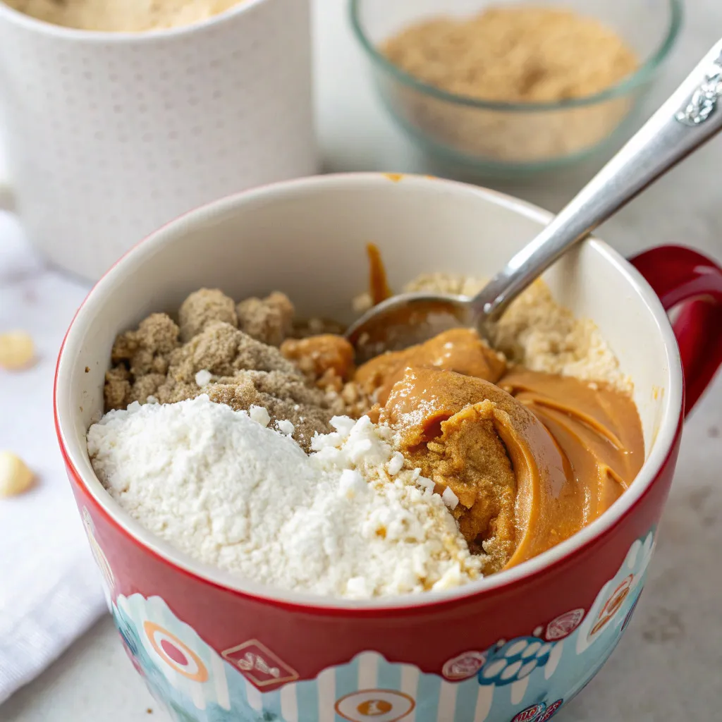 Cottage Cheese Peanut Butter Mug Cake