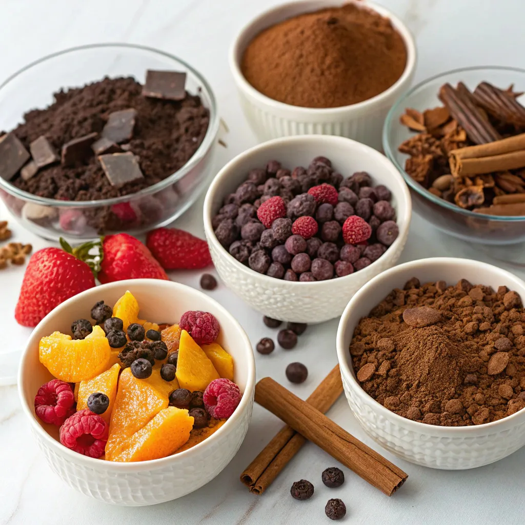 Deep Chocolate Cocoa & Spiced Mixed Fruit Celebration Cake – Rich, Luxurious & Unforgettably Festive (Perfect for Special Occasions!) 7 Deep Chocolate Cocoa & Spiced Mixed Fruit Celebration Cake