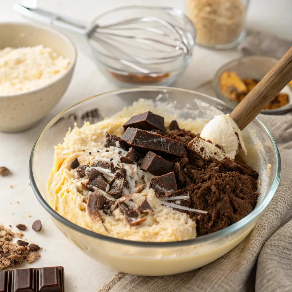 German Chocolate Brownie Cheesecake
