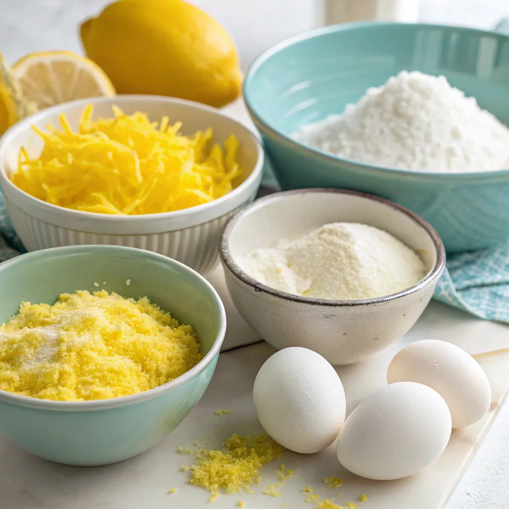 Glazed Lemon Meltaway Cakes