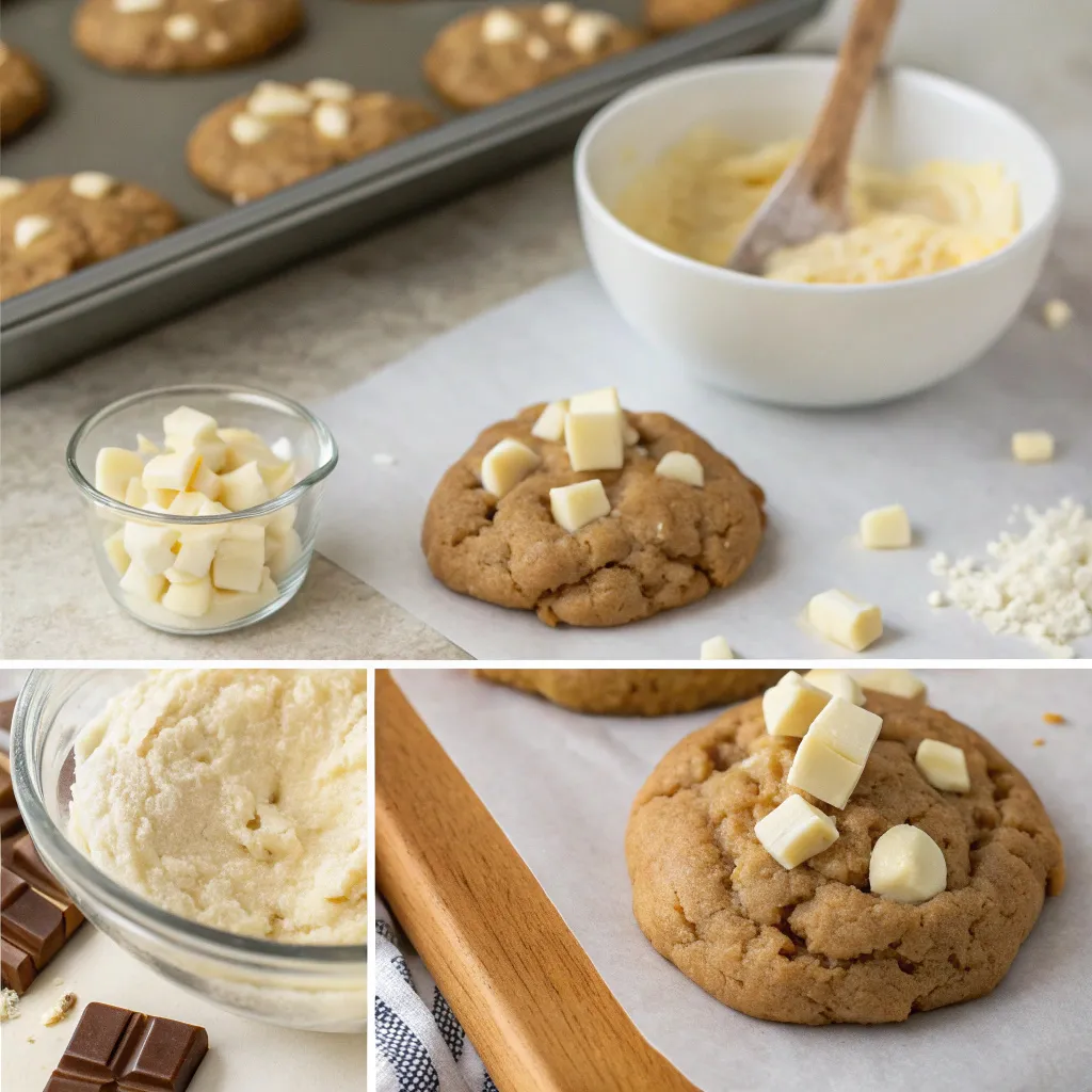 Gooey White Chocolate Center Cookie