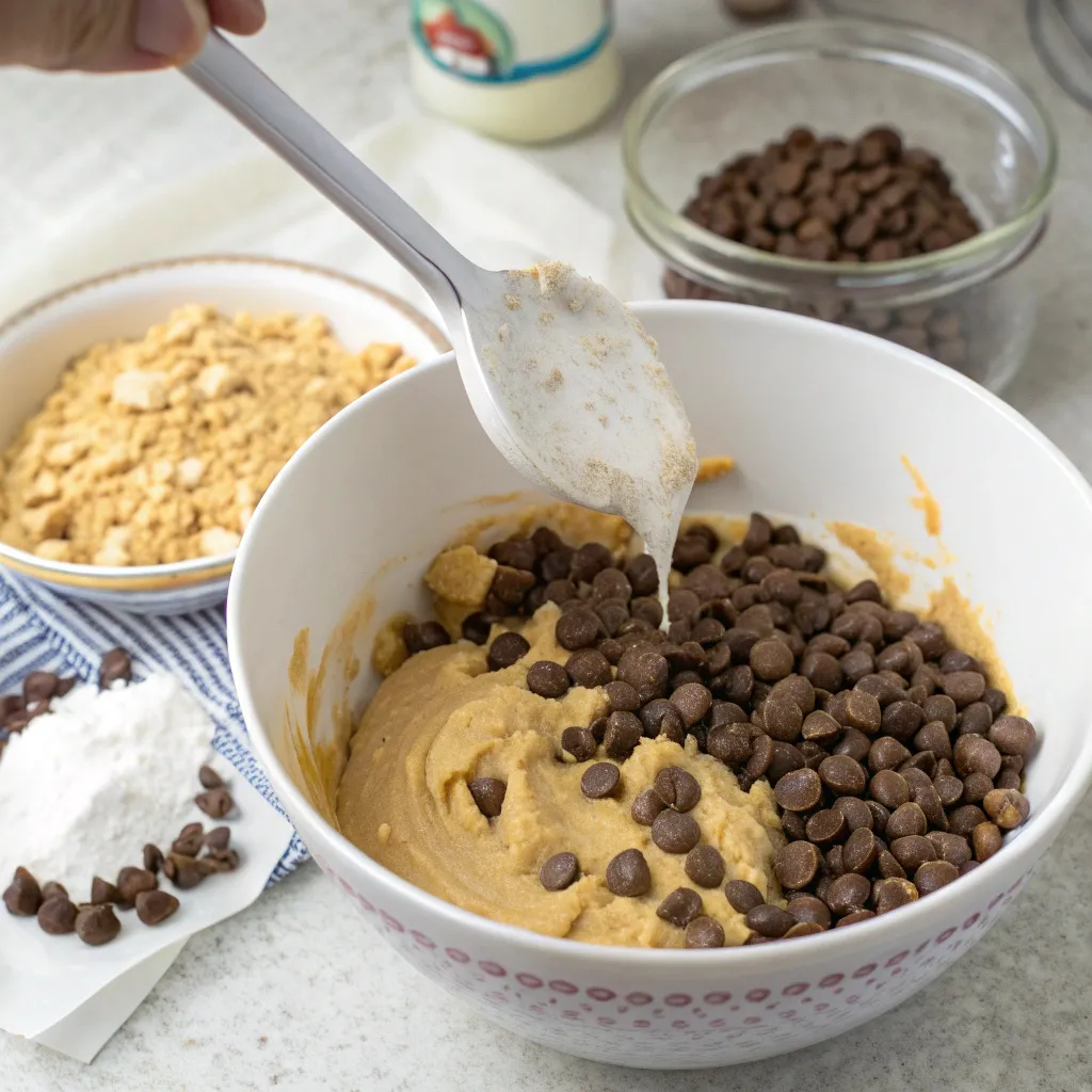 Healthy Greek Yogurt Peanut Butter Muffins with Chocolate Chips and Soft Centers