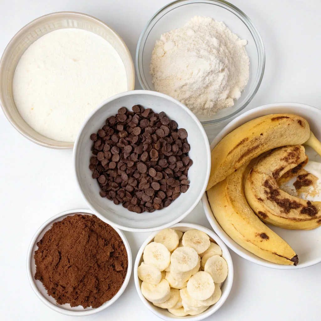 8-Step High Protein Greek Yogurt Banana Brownies with Chocolate Chip Layers – Fudgy, Moist & Guilt-Free 7 Greek Yogurt Banana Brownies with Chocolate Chip Layers