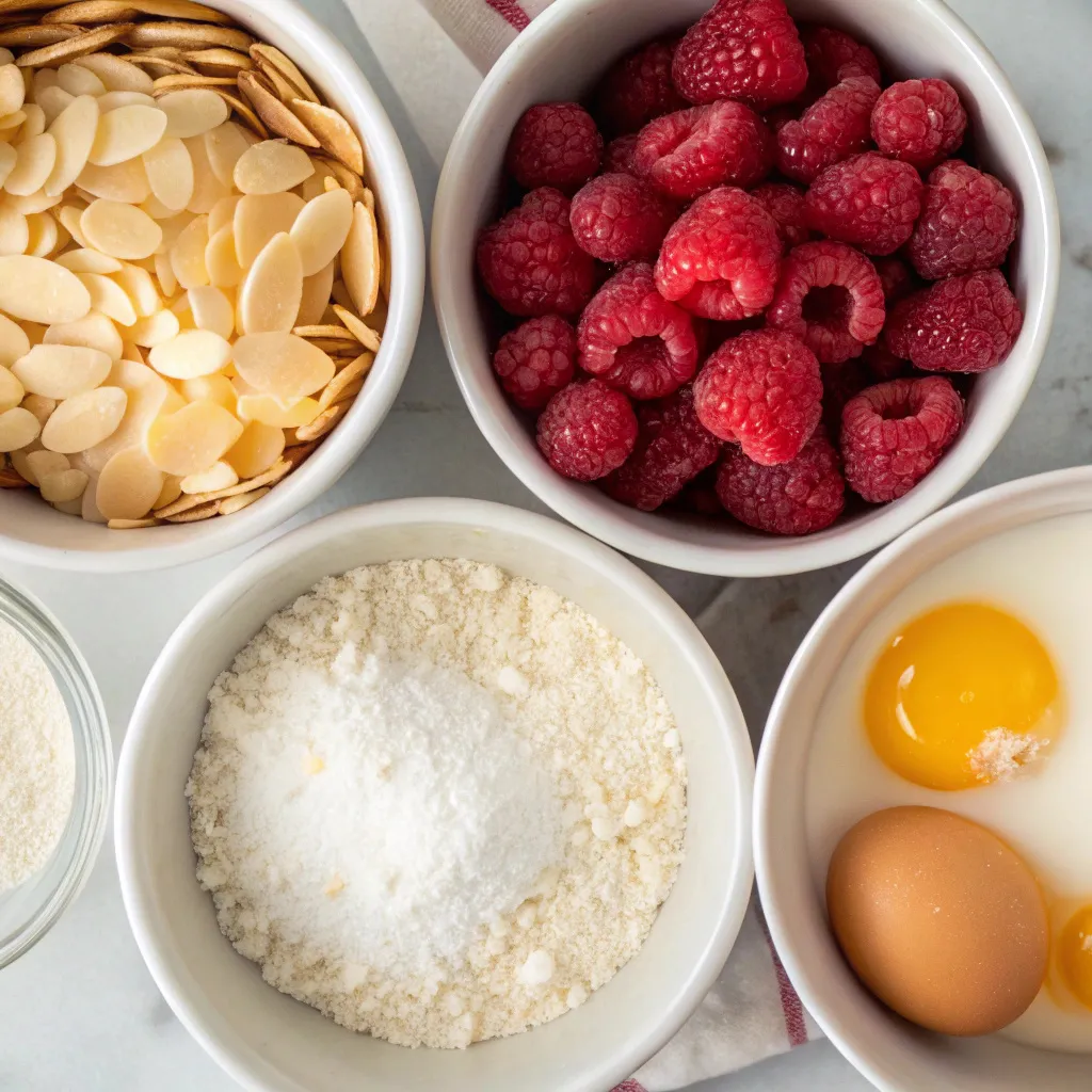 Italian Almond Raspberry Tart