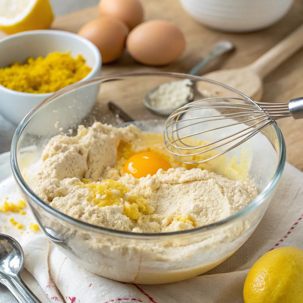 Tender Keto Lemon Coffee Cake with Cream Cheese Ribbon 8 Keto Lemon Coffee Cake