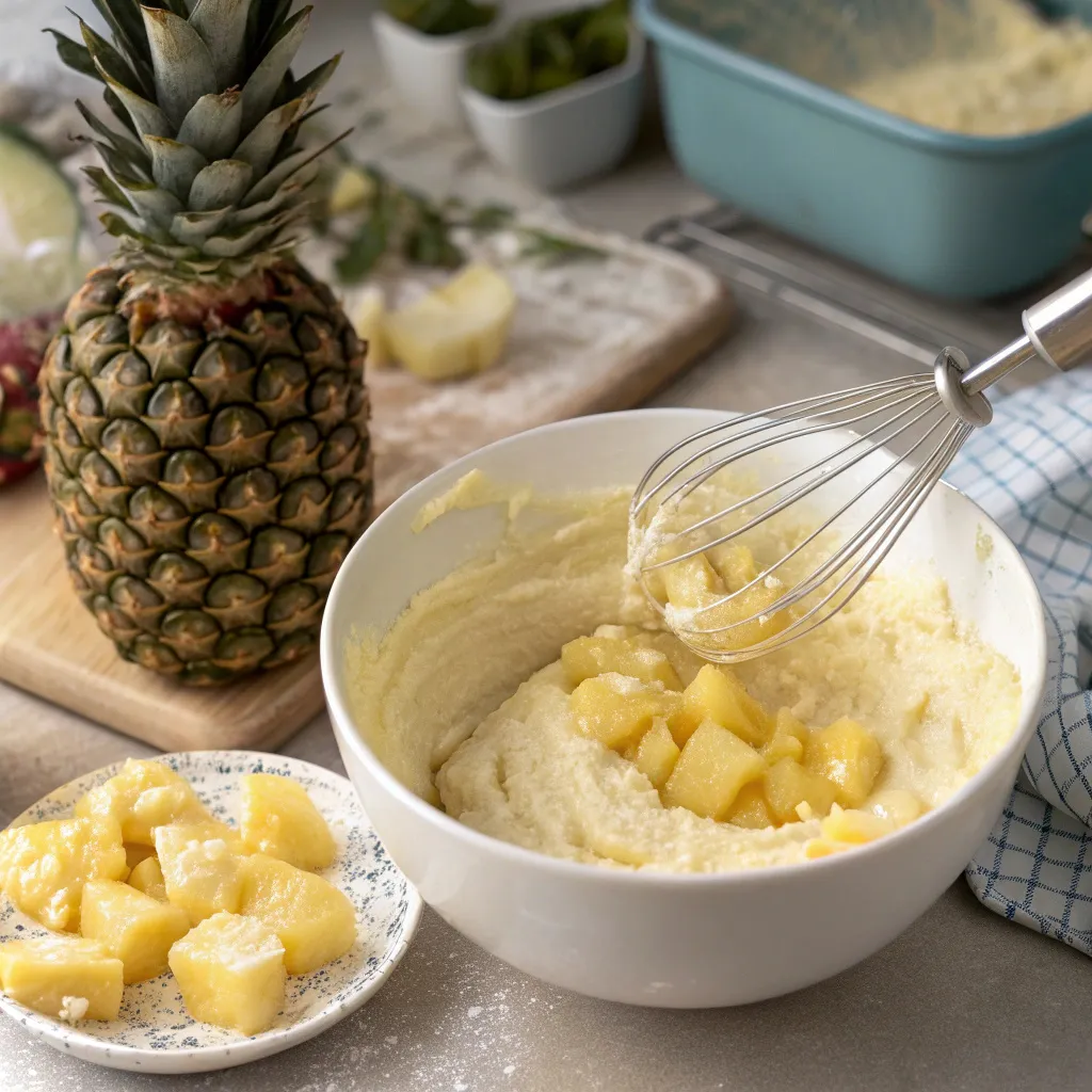 Lazy Amish Pineapple Cake