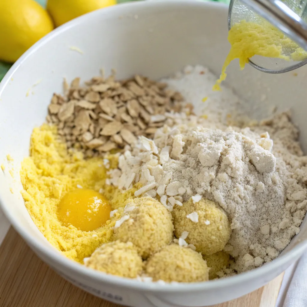 Bright & Energizing Lemon Protein Balls (40 Calories Each!) 8 Lemon Protein Balls
