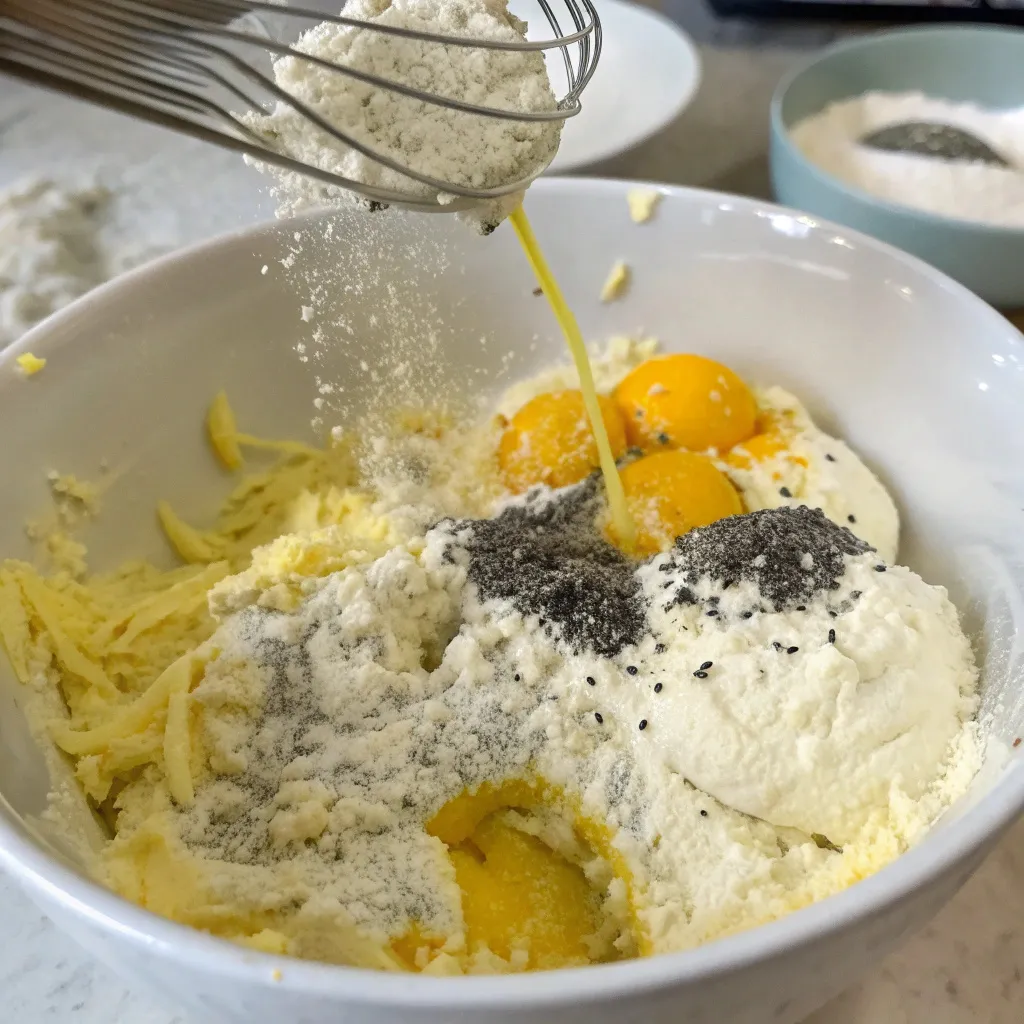 Lemon Ricotta Poppy Seed Loaf