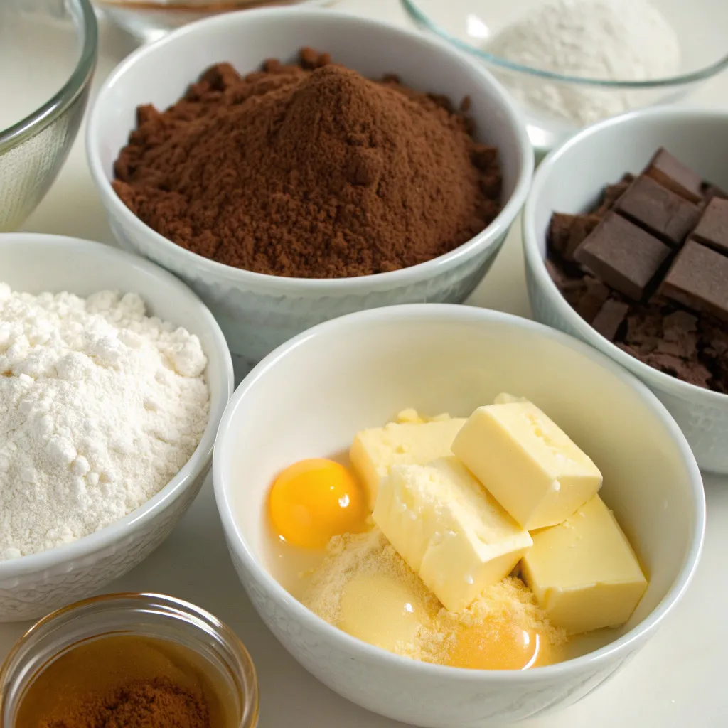 9-Ingredient Chocolate Cake