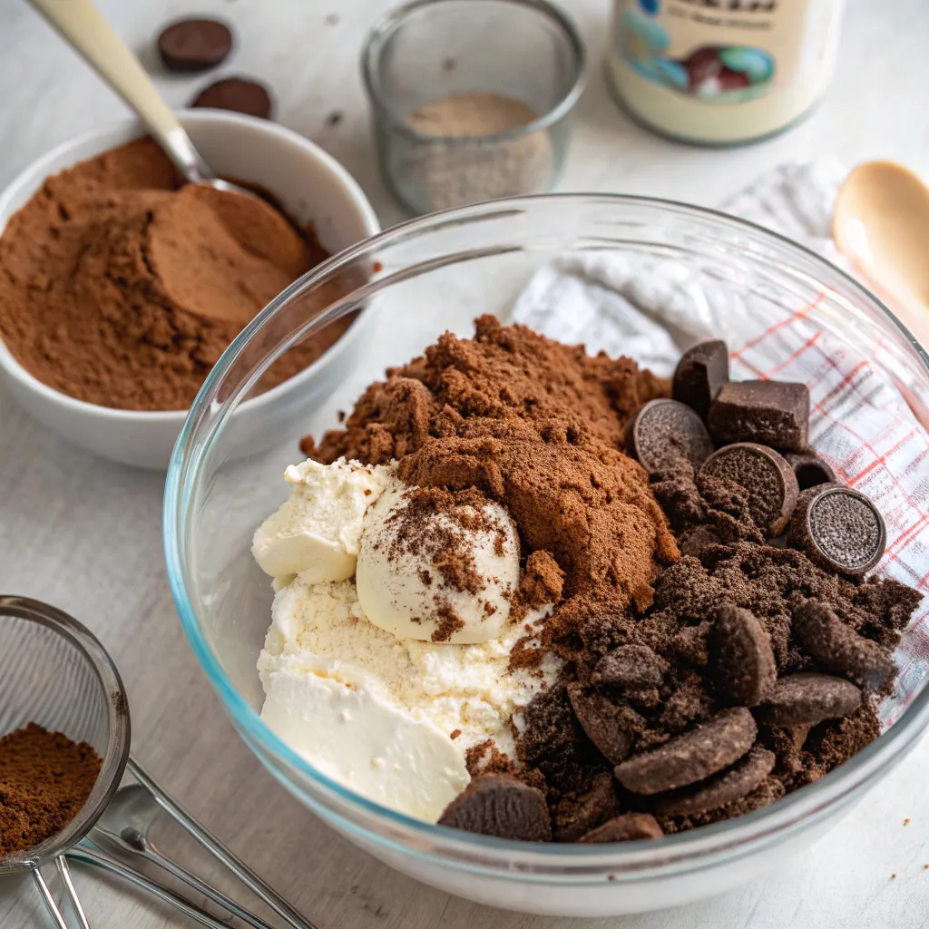 No-Bake Chocolate Cheesecake