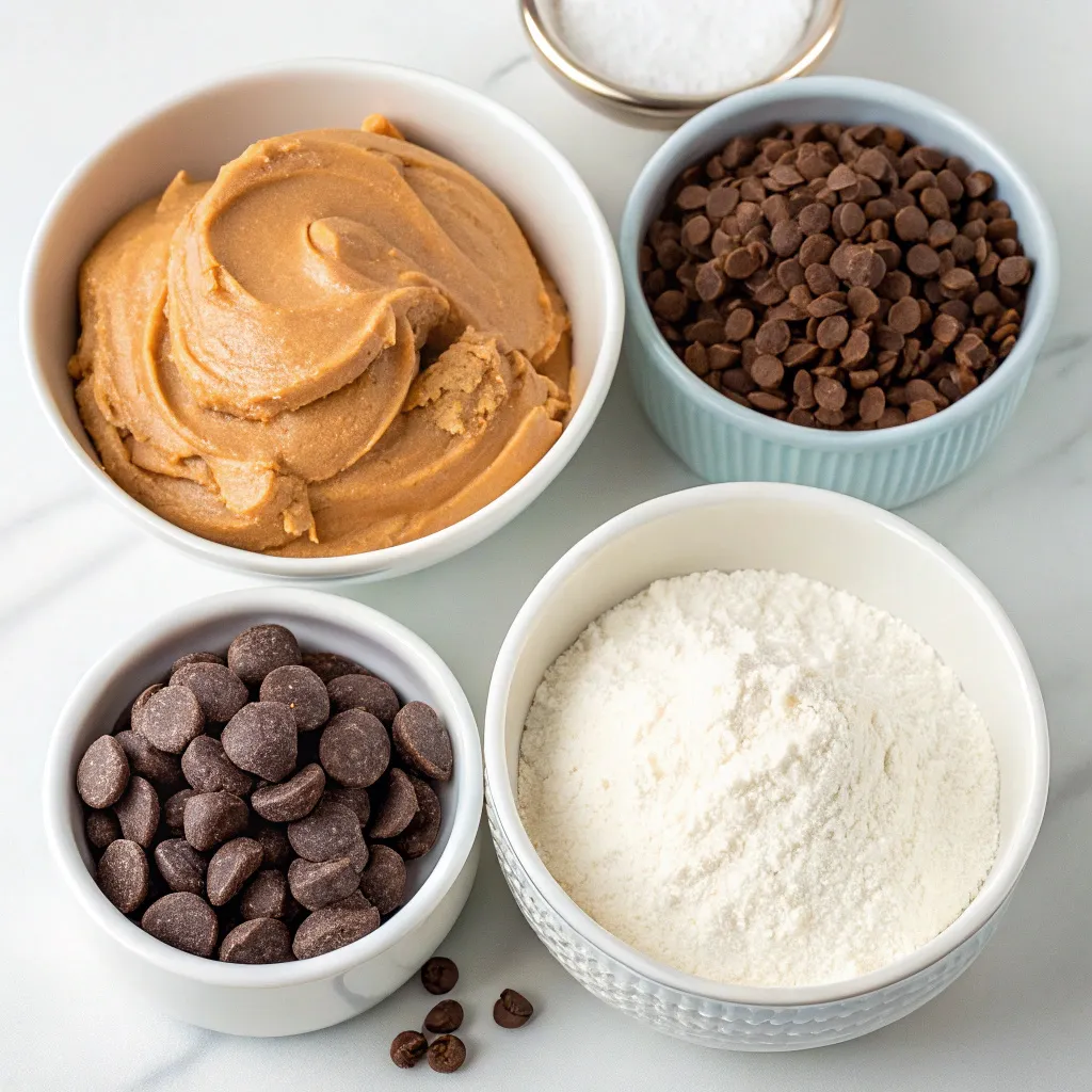 Peanut Butter Greek Yogurt Chocolate Fudge Cookies