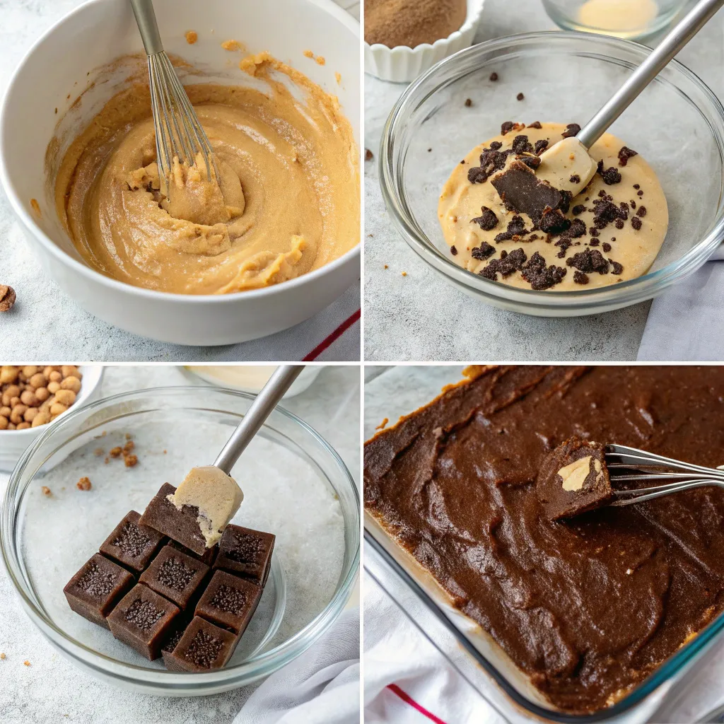 Peanut Butter Greek Yogurt Dark Chocolate Fudge Brownie Bars