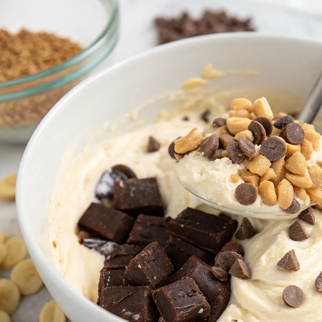 Creamy Chocolate Peanut Butter Yogurt Squares