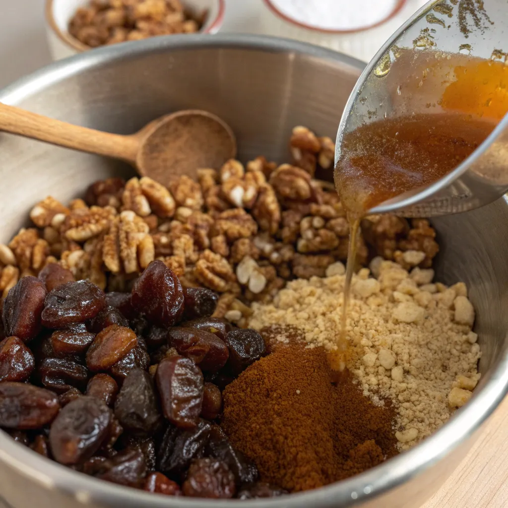 Warm Spiced Date, Walnut & Honey Middle Eastern Celebration Cake (Irresistibly Moist & Luxurious!) 8 Warm Spiced Date, Walnut & Honey Middle Eastern Celebration Cake