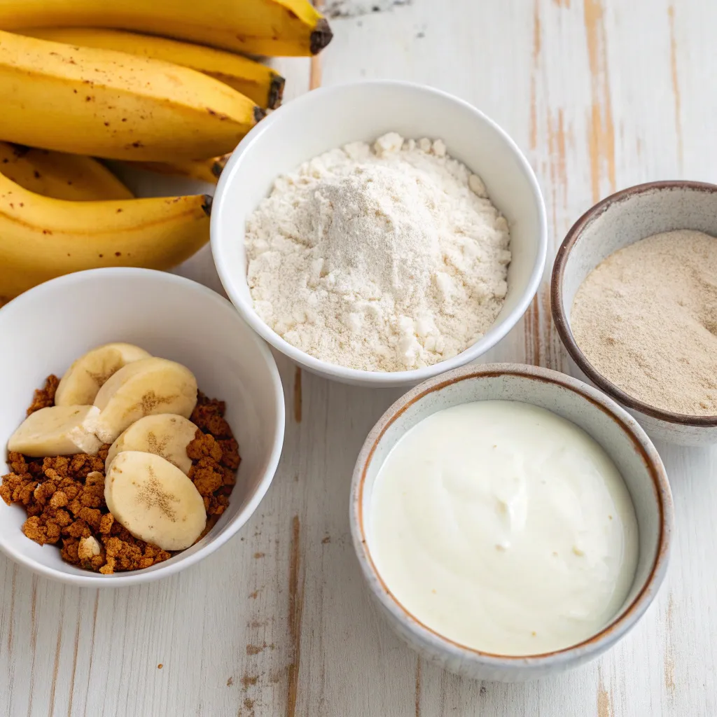 Banana Muffins with Yogurt