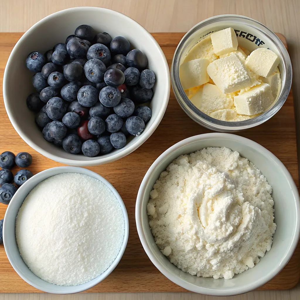 Blueberry Ricotta Cream Scones